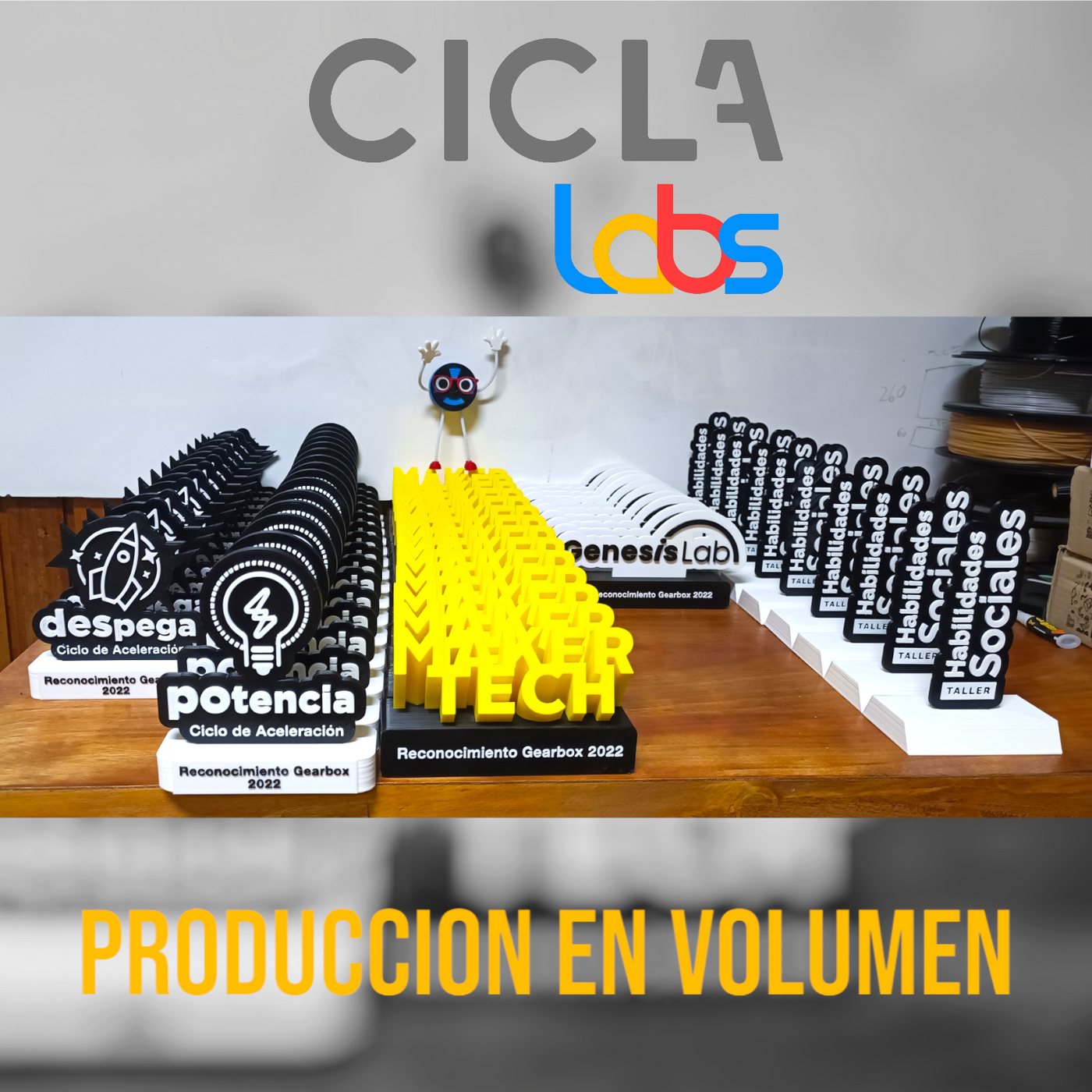 Producción en volumen – Cicla 3D